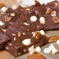 A picture of Low fat vegan brownies.