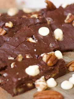 A picture of Low fat vegan brownies.