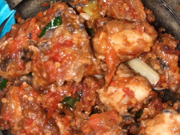 Resep Ayam goreng sambal mercon Istimewa