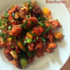 A picture of Baked Gobi Manchurian.