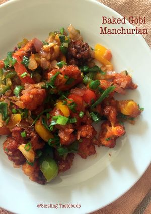 A picture of Baked Gobi Manchurian.