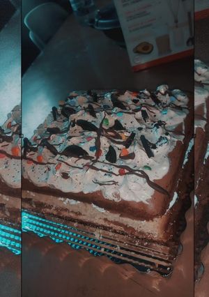 Una foto de Torta de cumpleaños súper fácil