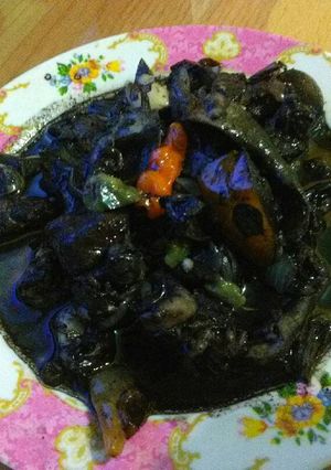 Foto resep Sotong kuah hitam