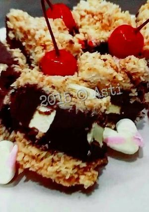 Foto resep Chocolate crackers with marshmellow