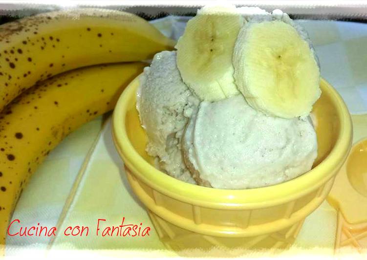 Gelato alla banana home made