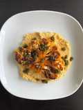 Chou-fleur braisé sauce chimichouri