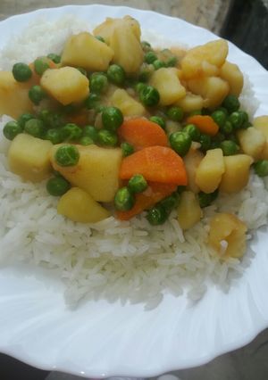 A picture of Potato stew.