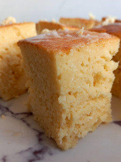 Una foto de Torta de ricota y coco sin gluten