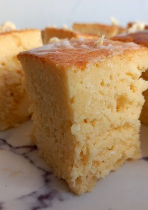 Una foto de Torta de ricota y coco sin gluten