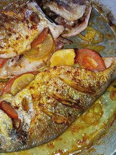 صورة لوصفة سمك الدوراد في الفرن 🐟😋👌