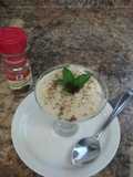 Arroz blanco con leche