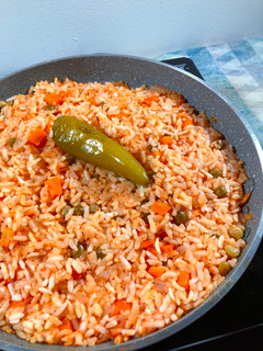 Una foto de Arroz Rojo | Arroz a la Mexicana