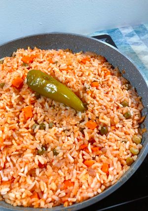 Una foto de Arroz Rojo | Arroz a la Mexicana