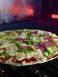 Pizza a la parrilla