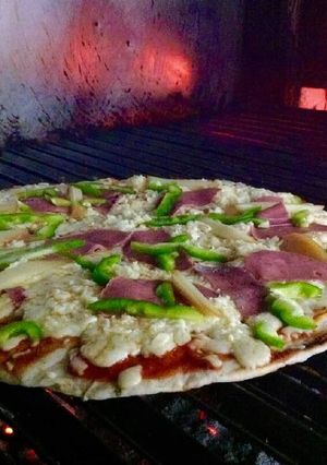 Una foto de Pizza a la parrilla