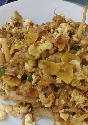 Foto resep Jamur tiram & putih telor oseng mercon