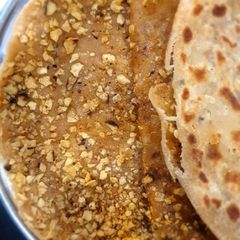 Papad paratha A picture of Papad paratha.