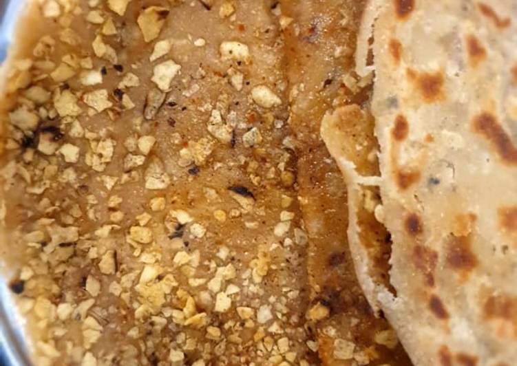 Papad paratha