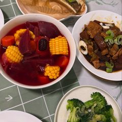 A picture of Beetroot ABC Soup.