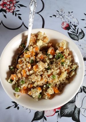 Una foto de Arroz de coliflor