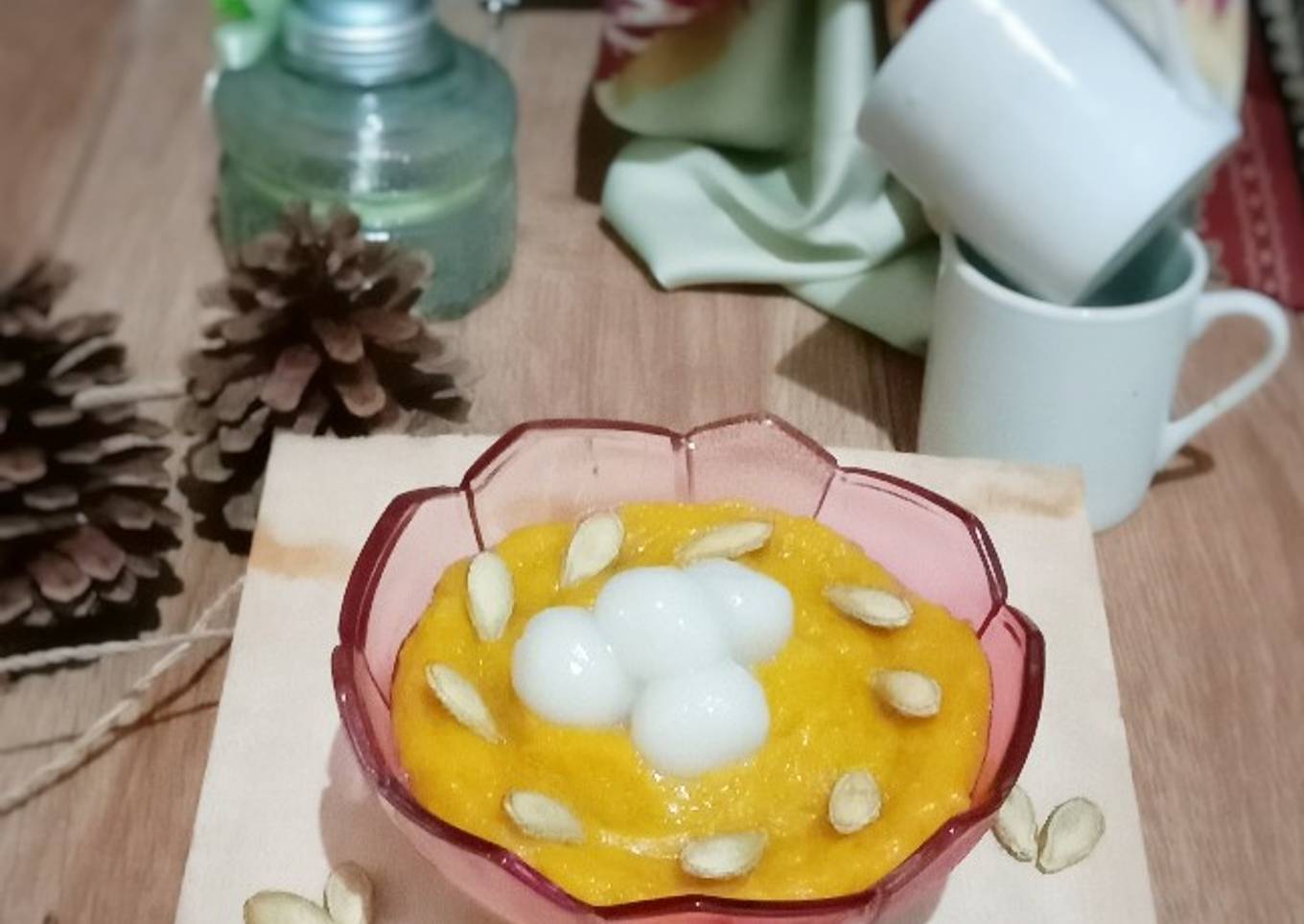 Hobakjuk/Bubur Labu Kuning ala Korea