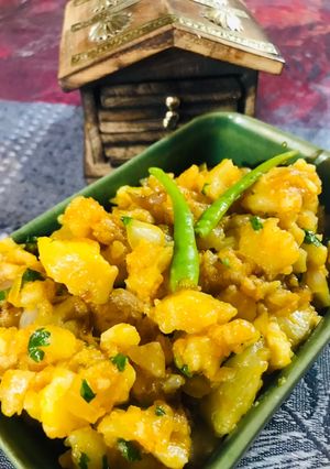 A picture of Aloo Chokha.