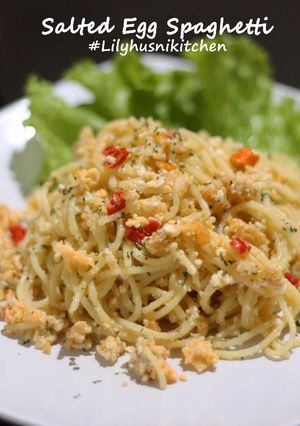 Foto resep Spaghetti Salted Egg