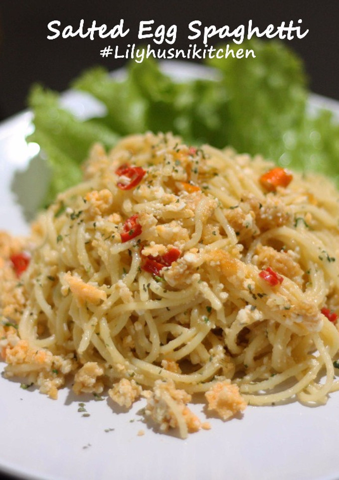 Foto resep Spaghetti Salted Egg