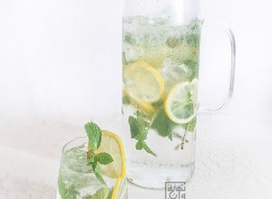 Gambar Lemon Mint Infused Water