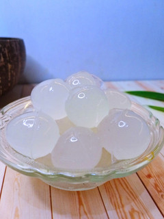 Foto resep Bola Air Kelapa (Isian Mochi kelapa)