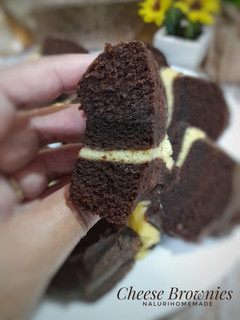 Foto resep 19.2023. Brownies Kukus Keju (putih telur)