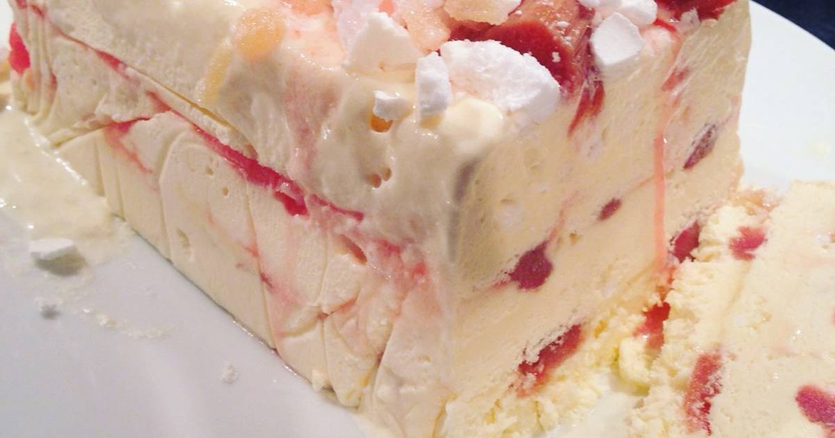 Rhubarb Ripple Semifreddo Recipe by Joanne - Cookpad