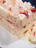 Rhubarb Ripple Semifreddo