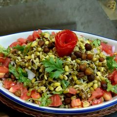 Moong and moth Sprout Salad A picture of Moong and moth Sprout Salad.