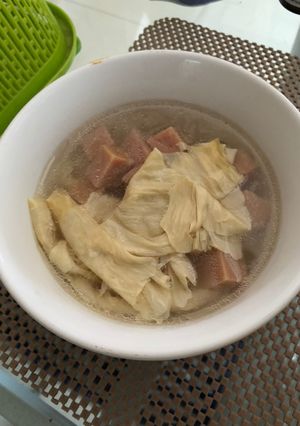 Foto resep Sup kembang tahu