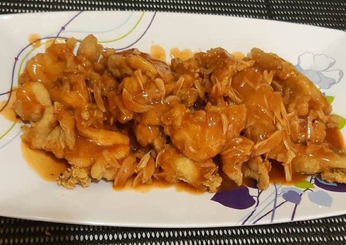 Ayam Crispy saus Bbq