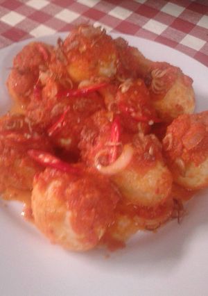 Foto resep Balado telur ekonomis
