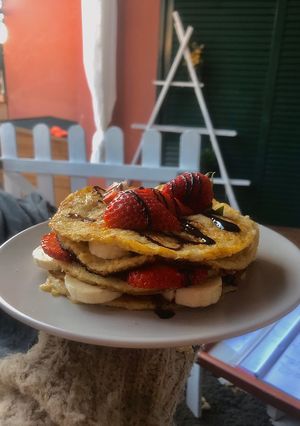 Una foto de Crepes de avena