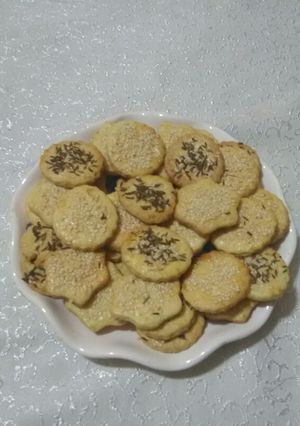 صورة لوصفة بسكويت هش و مملح