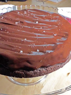 Una foto de Tarta de chocolate (fácil y rápida)