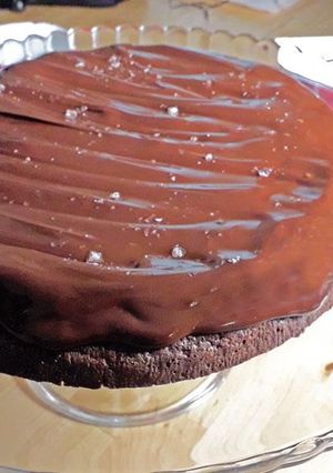 Una foto de Tarta de chocolate (fácil y rápida)