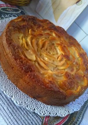 Una foto de Torta de manzana 🍎🍏