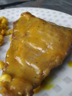 Una foto de Secreto con costra miel y mostaza