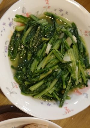 蒜炒A菜 的食譜成品照片