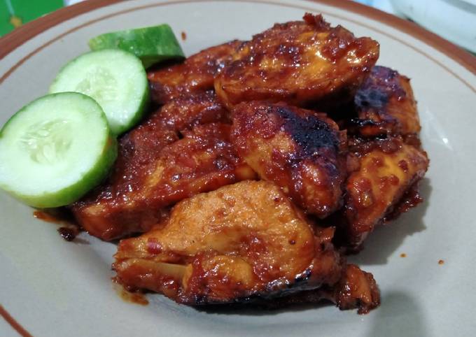 Resep Ayam Bakar Bumbu Rujak Instan Oleh Jumiati Cookpad