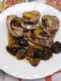 Solomillo con frutas secas