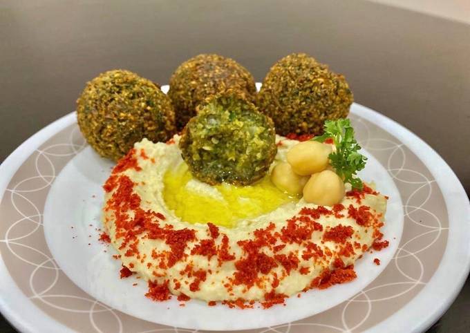 Recipe of Speedy Falafel and hummus