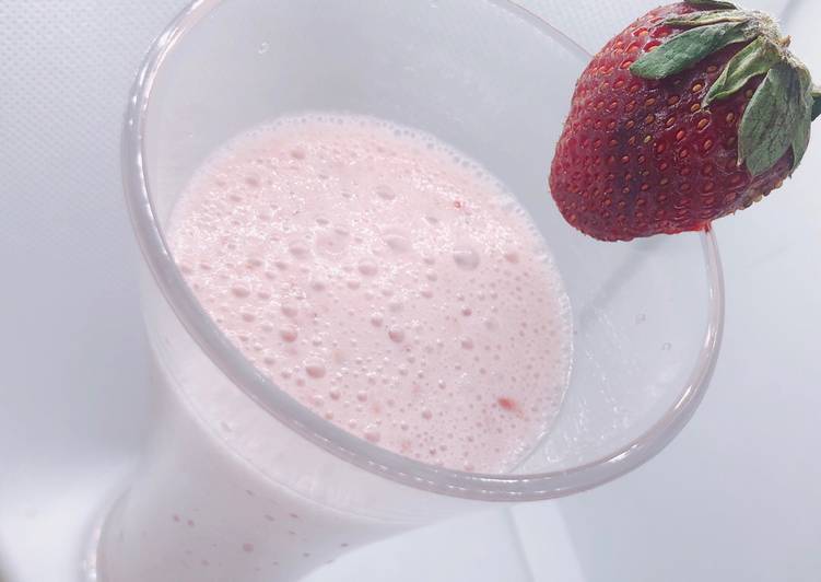 Recipe of Quick Strawberry Smoothies | This is Recipe So Great You Must Test Now !!