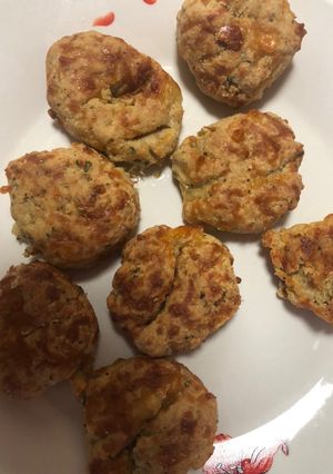 Una foto de Scones de queso 🧀 y salvado de avena