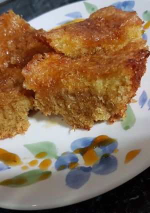 Une photo de • Cake au flocon d'avoine et Citron🍋 :